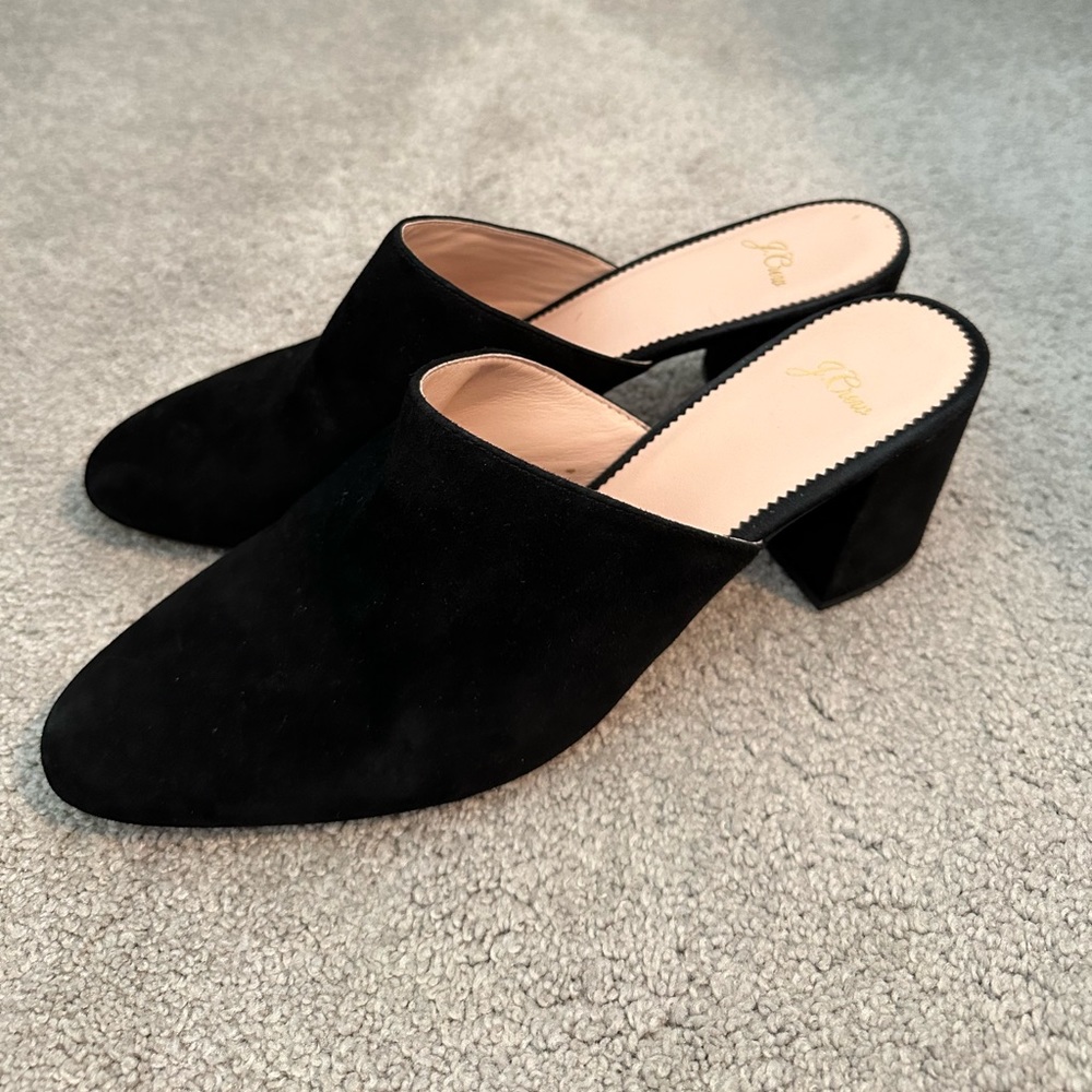 Jcrew Heeled Mules size 12